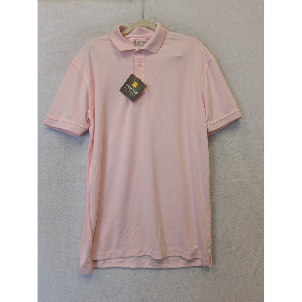Dennis Uniform Performance‎ Motion Technology Men's Polo Shirt Light Pink M